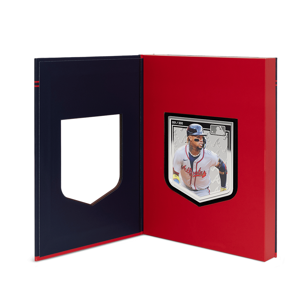 MLB Players® Ronald Acuña Jr. Silver Collectible packaging1