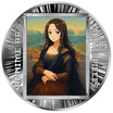 Mona Lisa AI-nime Art Masterpieces Silver Coin 2025 reverse popcoins parthava coin