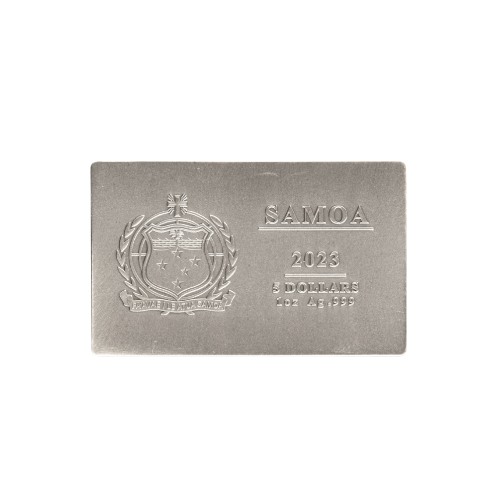 MONOPOLY Set 4 x 1 Oz Silver Coins $5 Samoa 2023