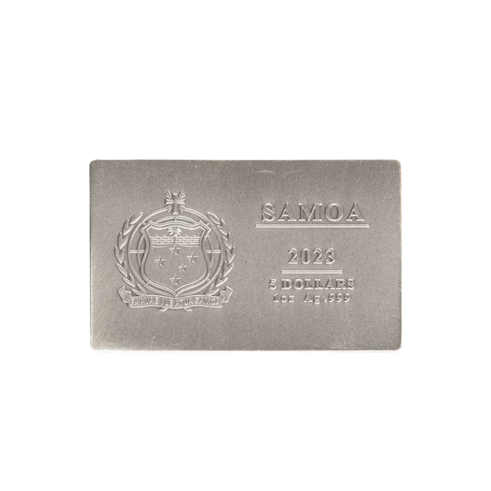 MONOPOLY Set 4 x 1 Oz Silver Coins $5 Samoa 2023 - MDM