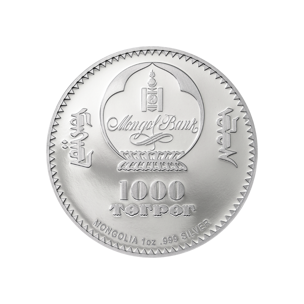 MOTHER TERESA 1 Oz Silver Coin 1000 Togrog Mongolia 2022