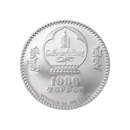 MOTHER TERESA 1 Oz Silver Coin 1000 Togrog Mongolia 2022
