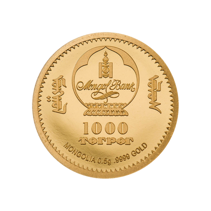 MOTHER TERESA Gold Coin 1000 Togrog Mongolia 2022