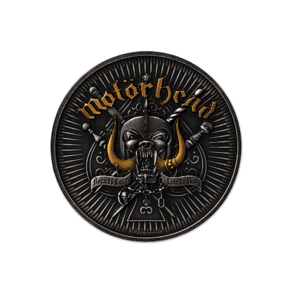 MOTORHEAD Band 1 Oz Silver Coin $5 Barbados 2024