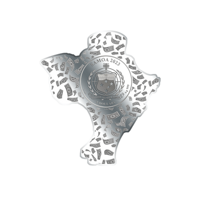 MR MONOPOLY 3 Oz Silver Coin $5 Samoa 2023