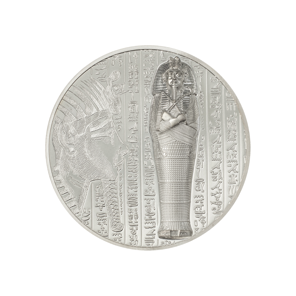 MUMMY X Ray 1 Oz Silver Coin $5 Cook Islands 2022