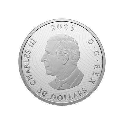 Magic of the Northern Lights 2 Oz Fine Silver Coin Canada 2025