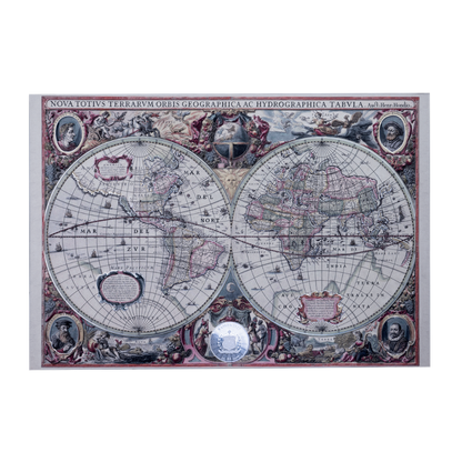 Mapping History 17th Century 1 Oz Silver Coin 2027 MDM