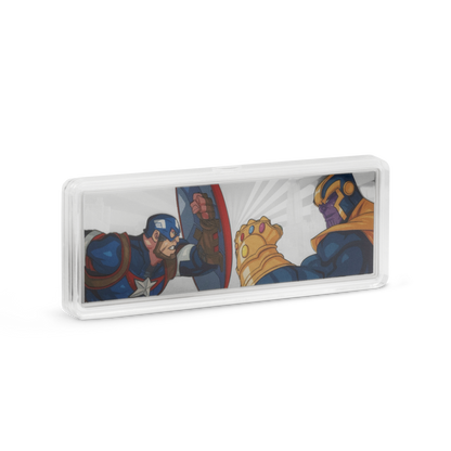 Captain America VS Thanos Marvel 3 Oz Silver Coin $5 Niue 2025 - PARTHAVA COIN