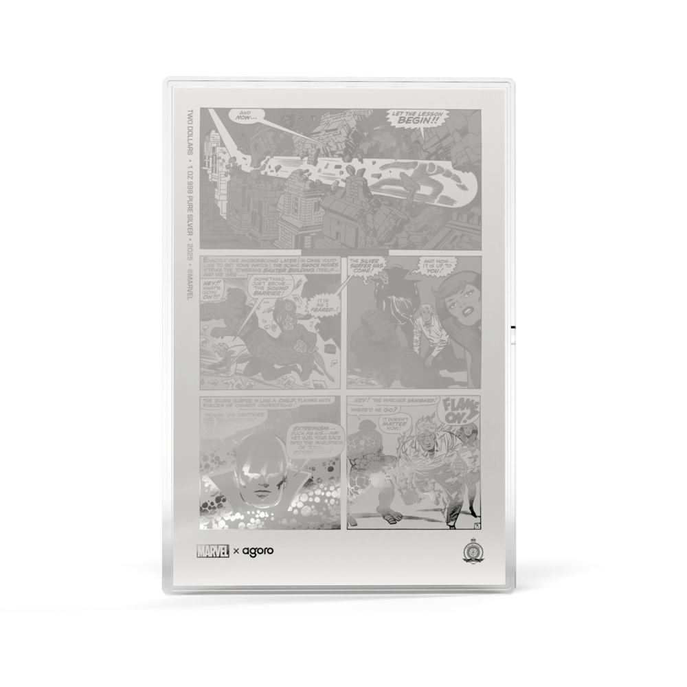 COMIX™ Marvel Fantastic Four #72 Pure Silver Foil AGORO