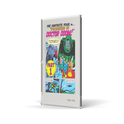 COMIX™ Marvel Fantastic Four #5 Pure Silver Foil AGORO