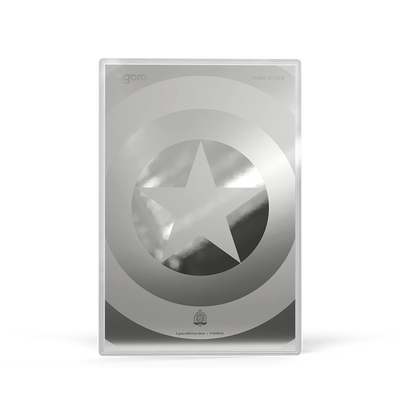 Marvel Captain America: American Hero Silver Collectible Foil Agoro