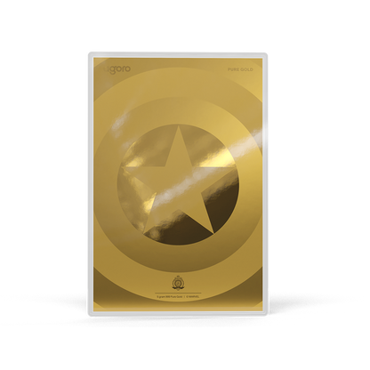 Marvel Captain America: American Hero Silver Collectible Foil Agoro