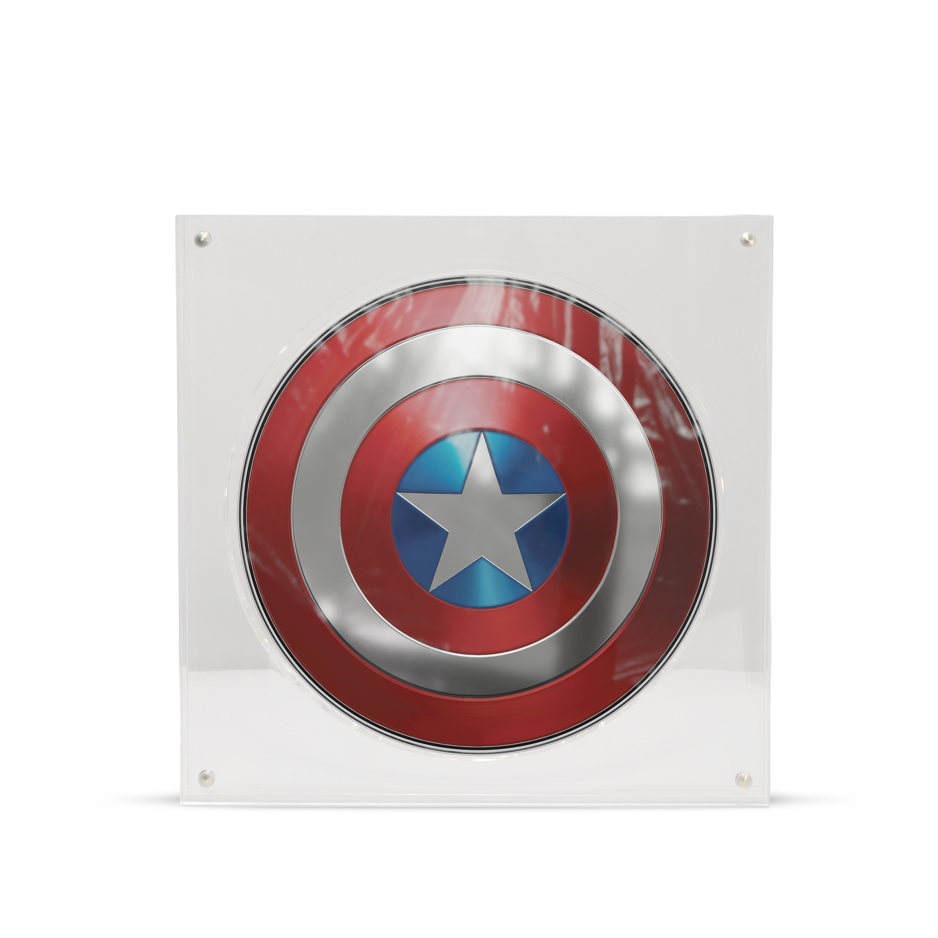 Marvel Captain America's Shield 1 kg Silver Collectible AGORO
