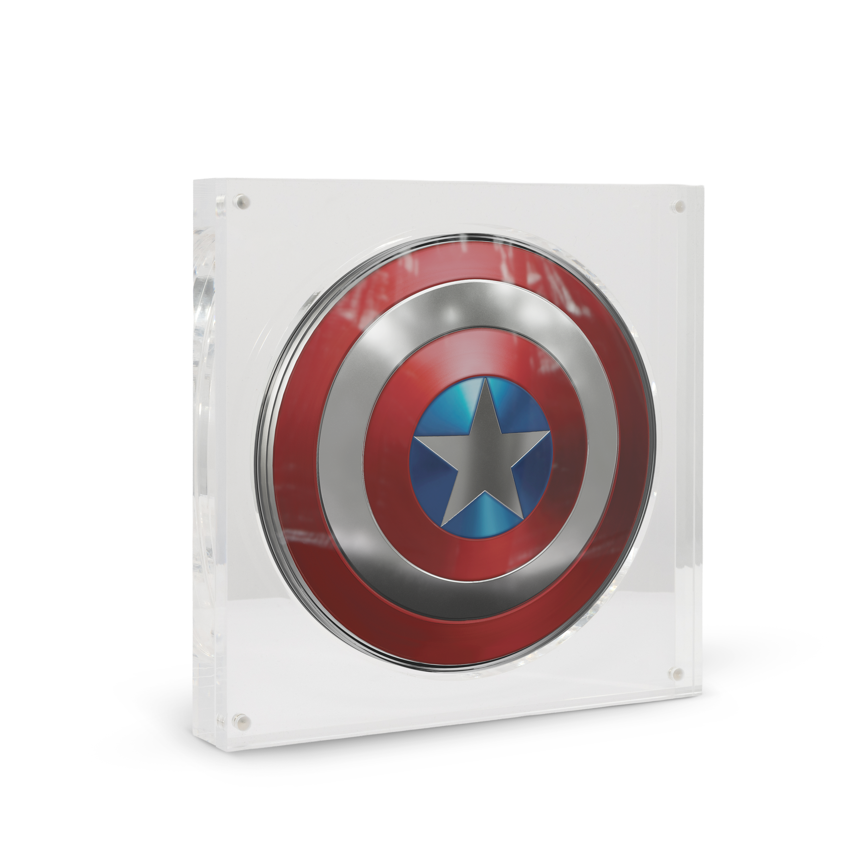 Marvel Captain America's Shield 1 kg Silver Collectible AGORO