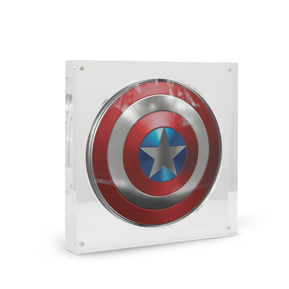 Marvel Captain America's Shield 1 kg Silver Collectible AGORO