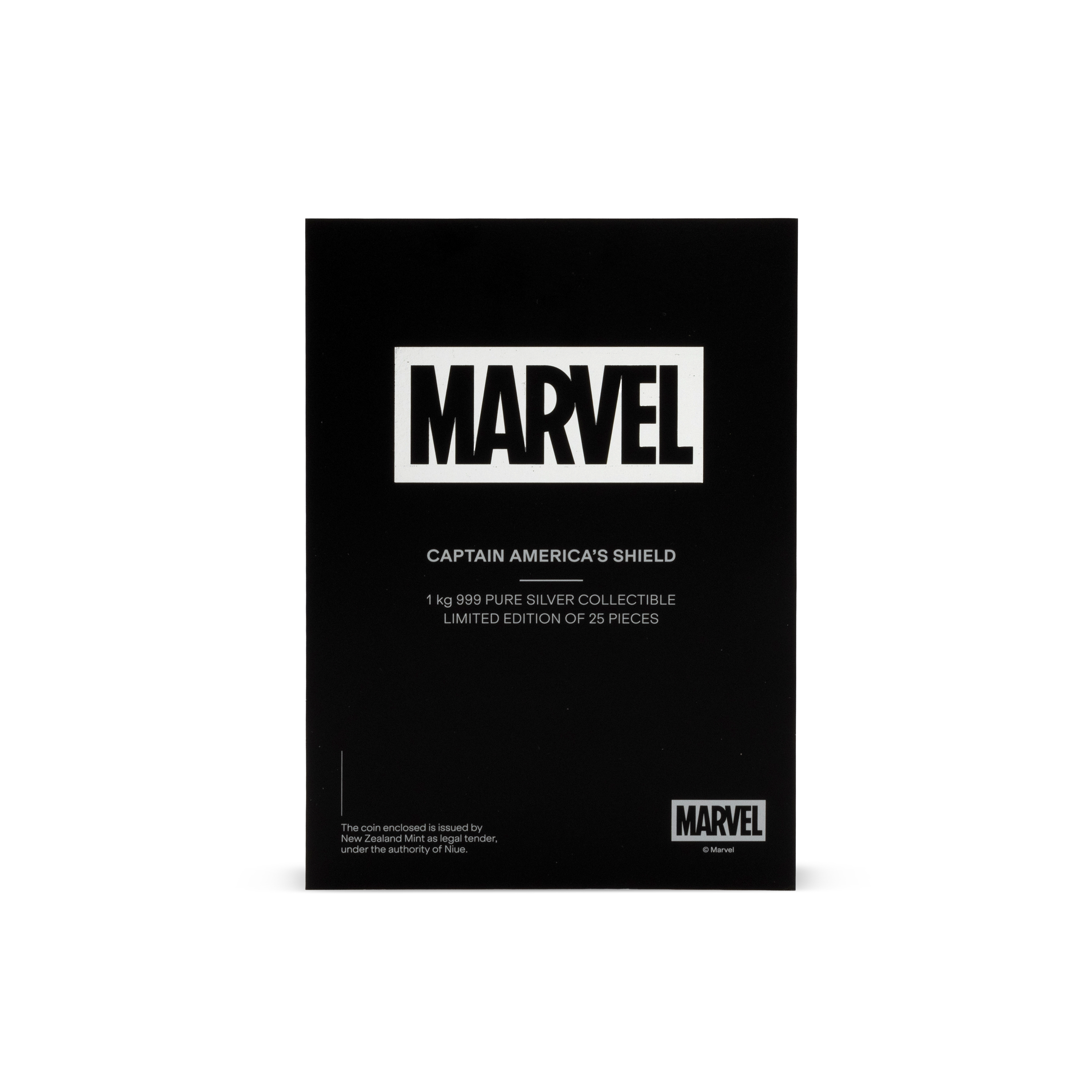 Marvel Captain America's Shield 1 kg Silver Collectible AGORO