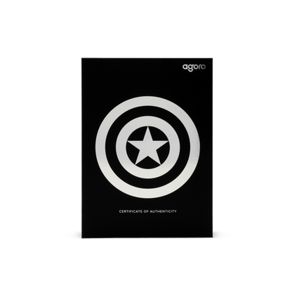 Marvel Captain America's Shield 1 kg Silver Collectible AGORO