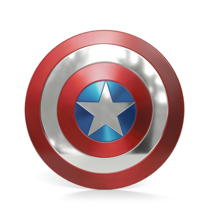 Marvel Captain America's Shield 1 kg Silver Collectible AGORO