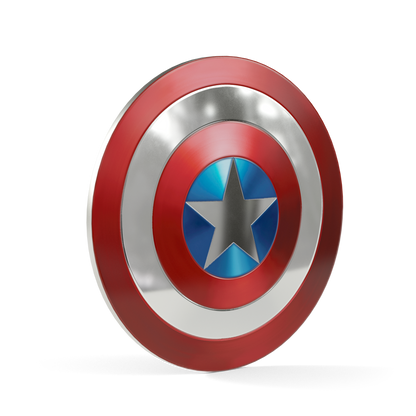 Marvel Captain America's Shield 1 kg Silver Collectible AGORO