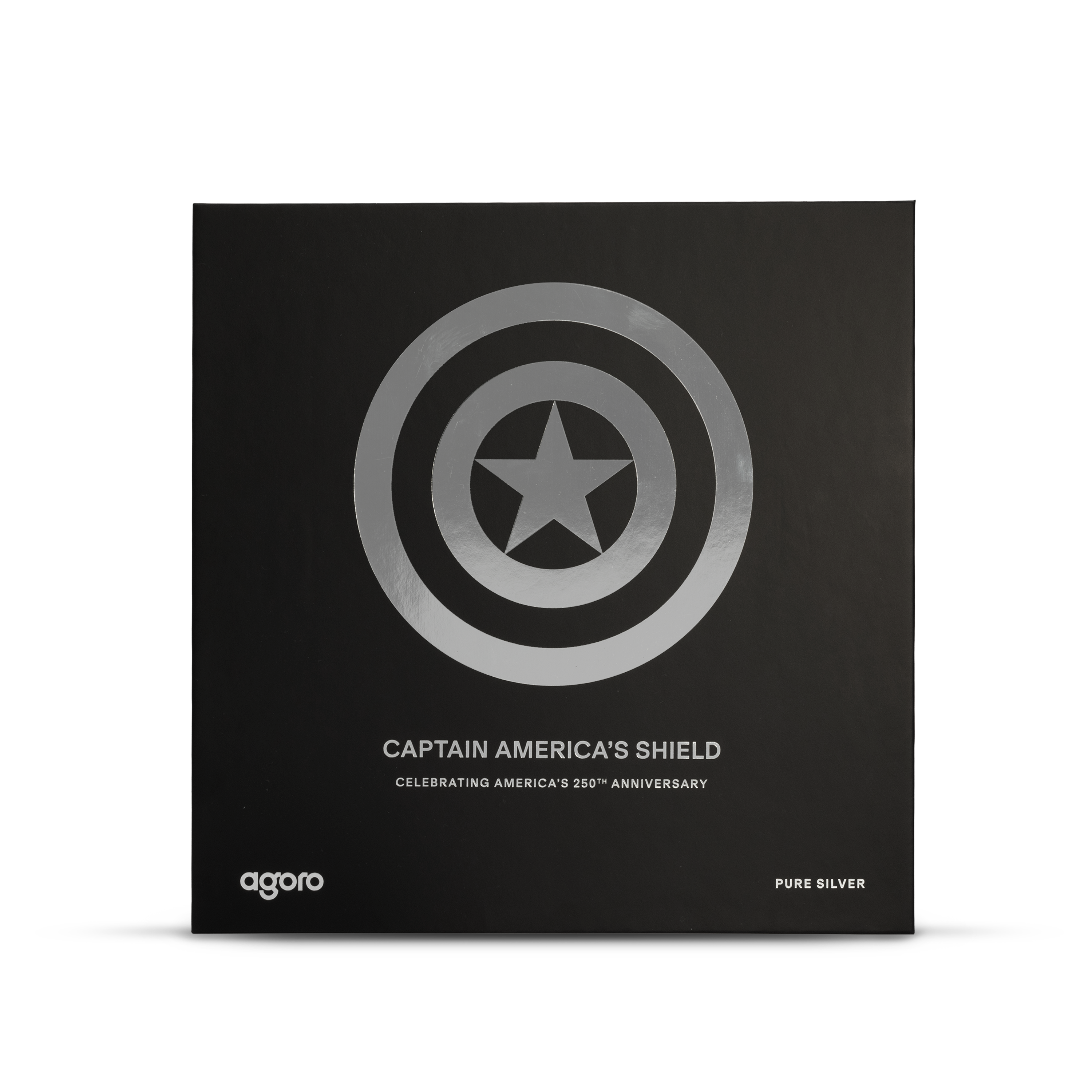 Marvel Captain America's Shield 1 kg Silver Collectible AGORO