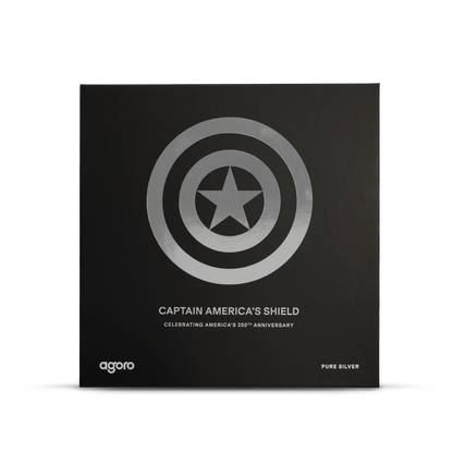 Marvel Captain America's Shield 1 kg Silver Collectible AGORO