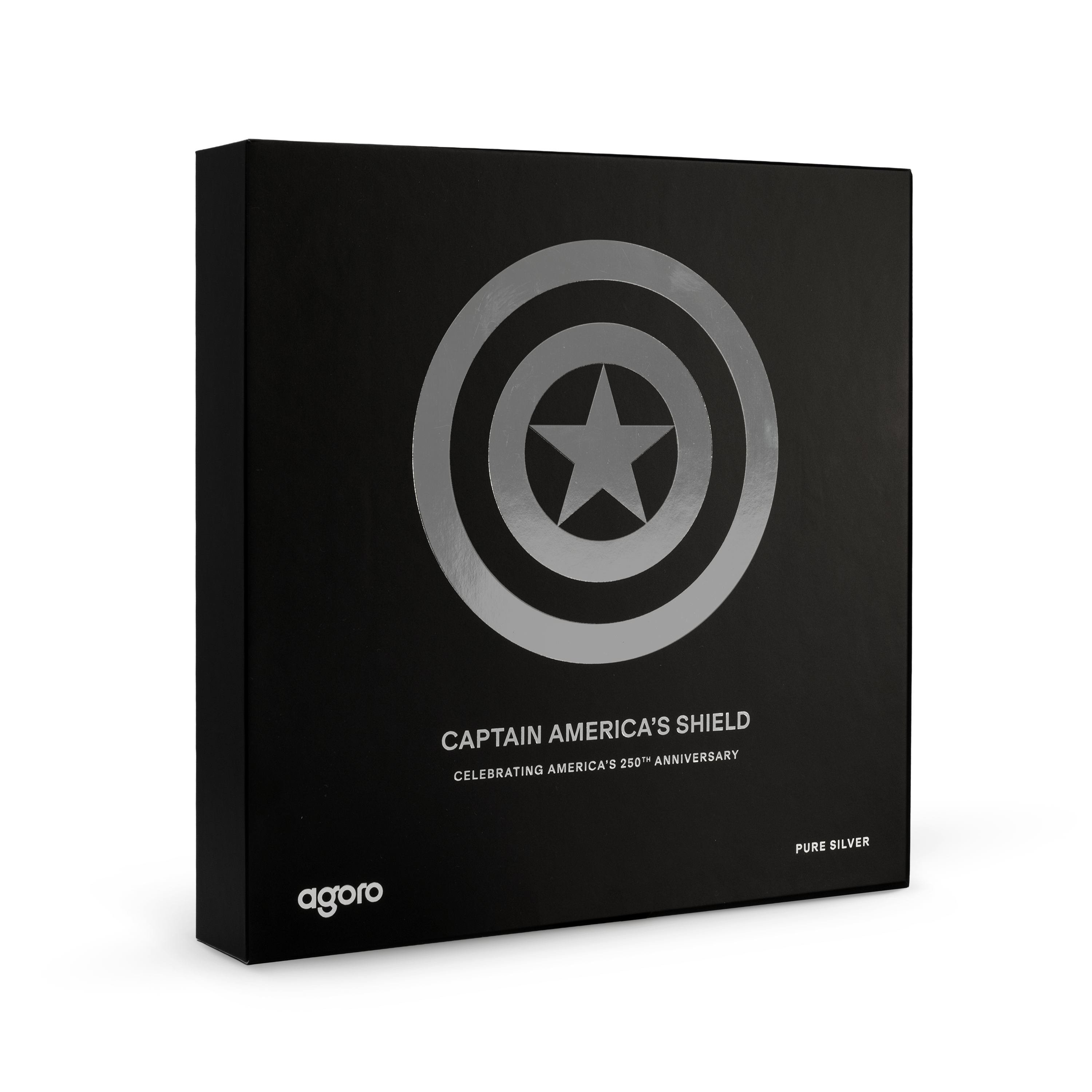 Marvel Captain America's Shield 1 kg Silver Collectible AGORO