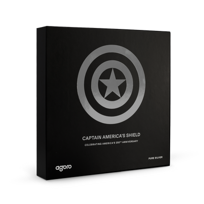 Marvel Captain America's Shield 1 kg Silver Collectible AGORO