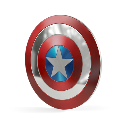 Marvel Captain America's Shield 1 kg Silver Collectible AGORO