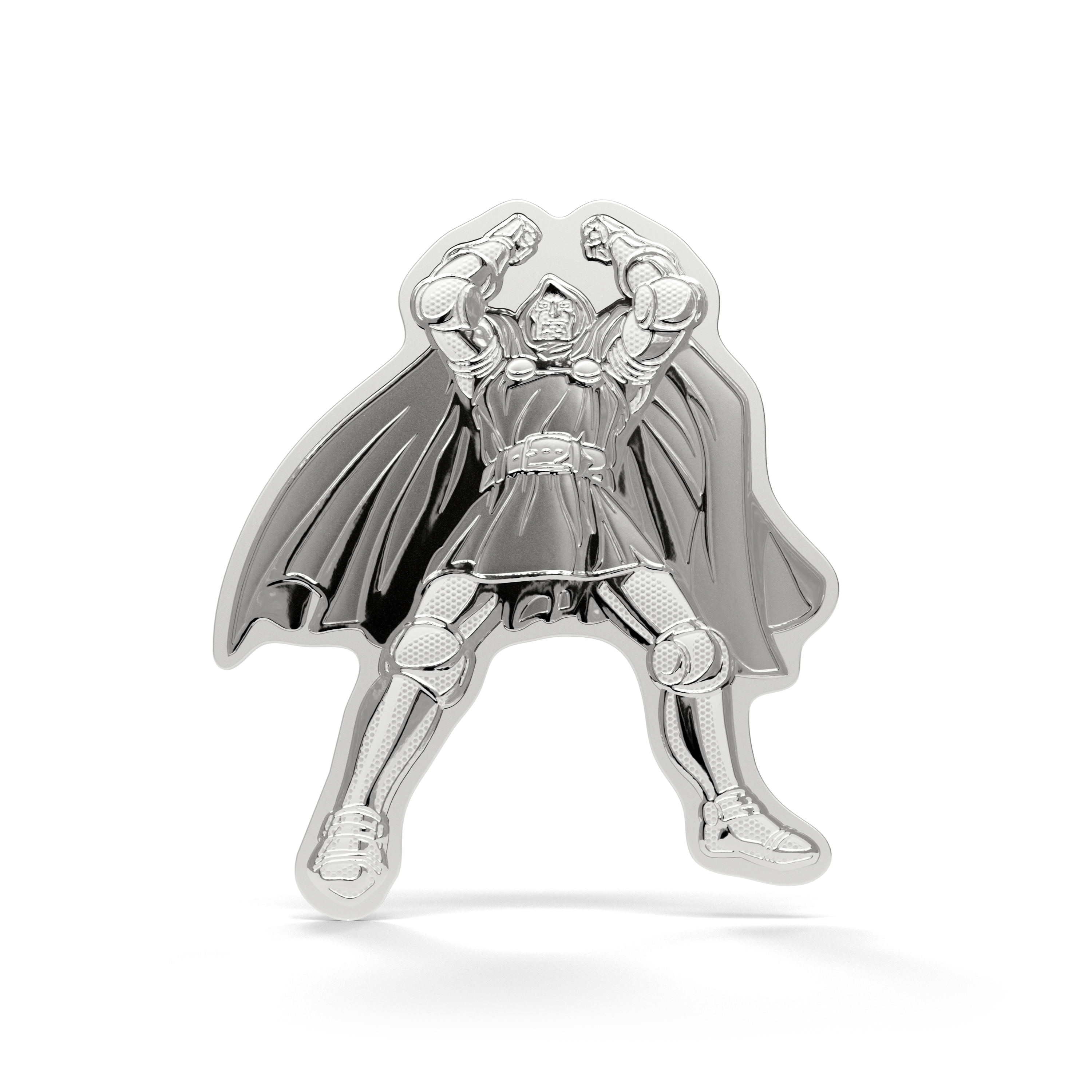 Marvel Doctor Doom, Master of Menace! 1/2 oz Silver Collectible Agoro