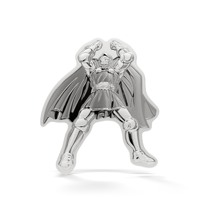 Marvel Doctor Doom, Master of Menace! 1/2 oz Silver Collectible Agoro