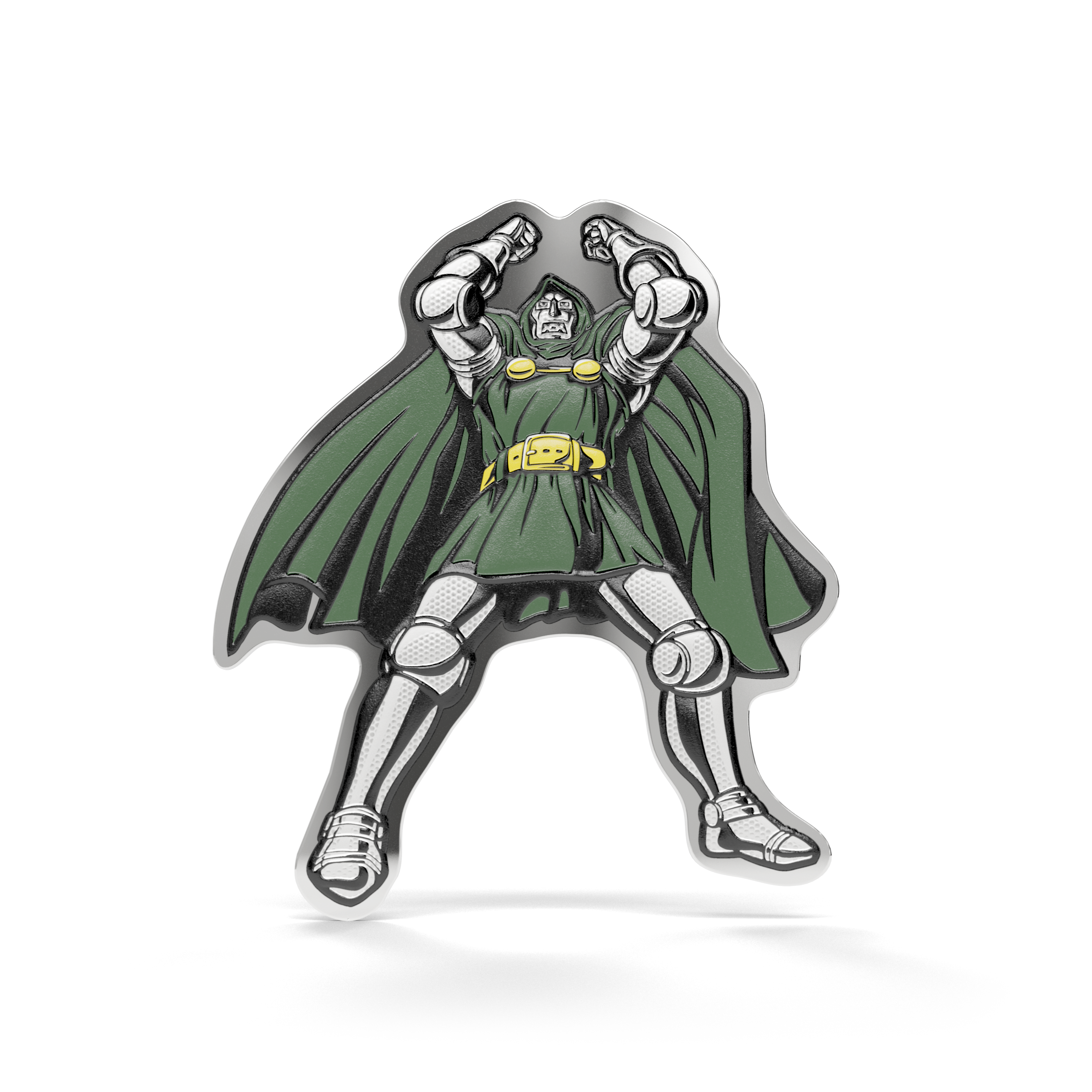 Marvel Doctor Doom, Master of Menace! 1/2 oz Silver Collectible Agoro