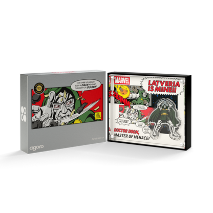 Marvel Doctor Doom, Master of Menace! 1/2 oz Silver Collectible Agoro