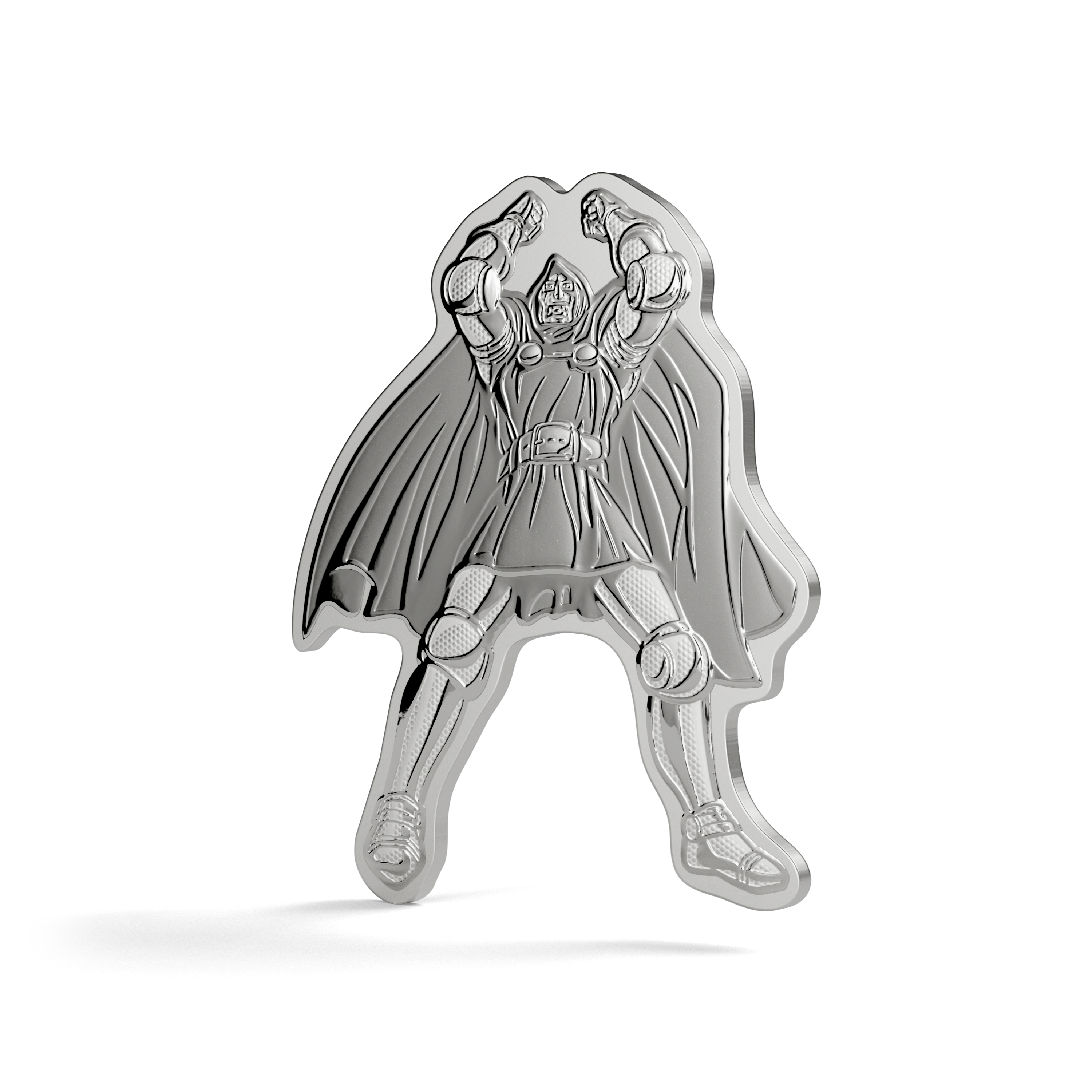 Marvel Doctor Doom, Master of Menace! 1/2 oz Silver Collectible Agoro