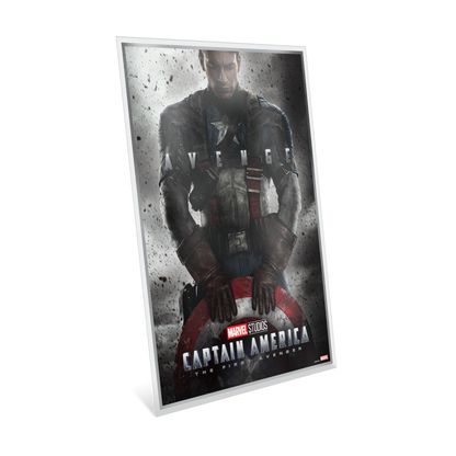 CAPTAIN AMERICA Infinity Saga Foil Silver Note $2 Niue 2025 - PARTHAVA COIN
