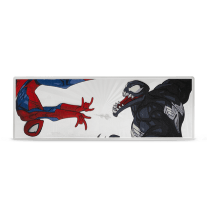 Marvel Spider-Man VS Venom 3 Oz Silver Coin reverse - Agoro by New Zealand Mint