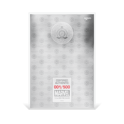 Marvel The Infinity Saga Phase Two Guardians of the Galaxy Collectible Foil - obverse Agoro New Zealand Mint