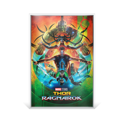 Marvel The Infinity Saga Phase Three Thor Ragnarok Silver Collectible Foil AGORO