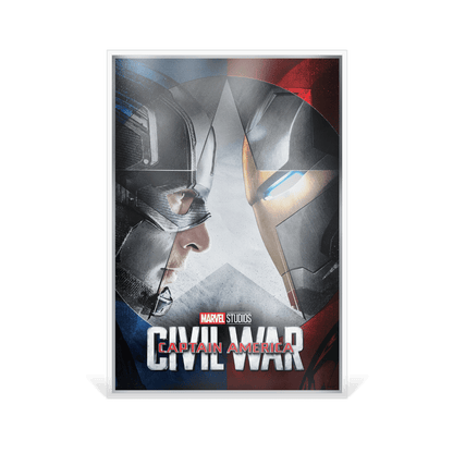 Marvel The Infinity Saga Phase Three Captain America: Civil War Silver Collectible Foil reverse agoro