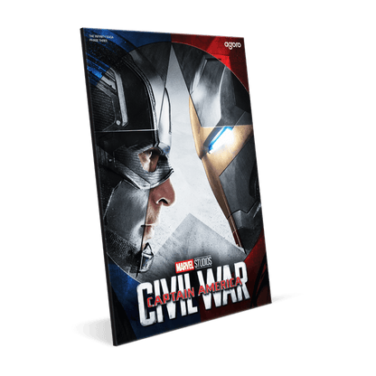 Marvel The Infinity Saga Phase Three Captain America: Civil War Silver Collectible Foil packaging agoro
