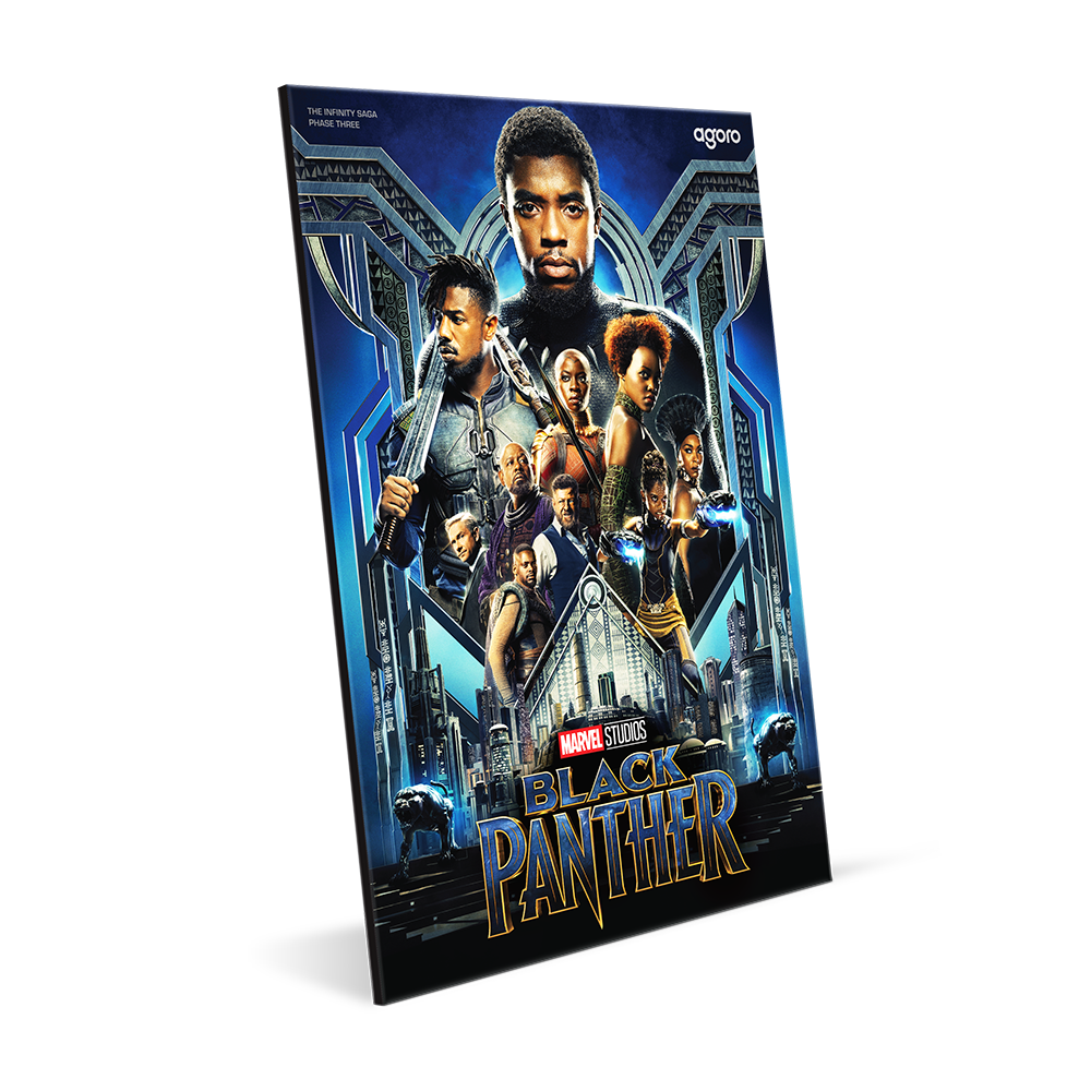 Marvel The Infinity Saga Phase Three Black Panther Silver Collectible Foil Agoro