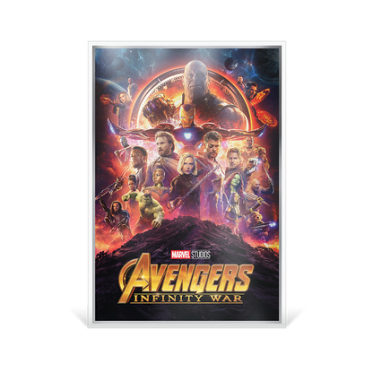 Marvel The Infinity Saga Phase Three Avengers: Infinity War Silver Collectible Foil