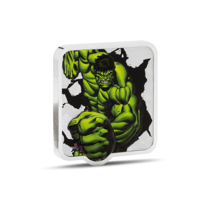 Marvel Hulk 'Smash' 2 Oz Silver Coin