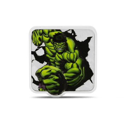 Marvel Hulk 'Smash' 2 Oz Silver Coin