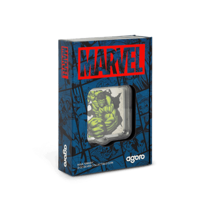 Marvel Hulk 'Smash' 2 Oz Silver Coin