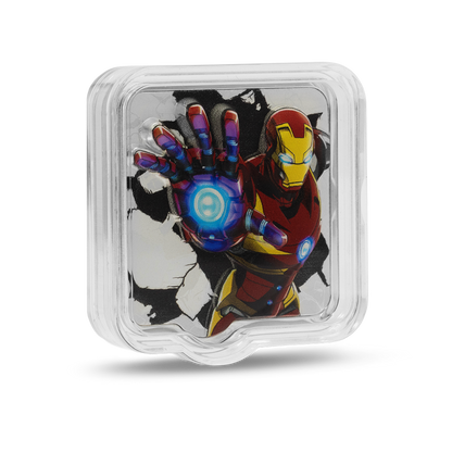 Marvel Iron Man 'ZAPT!!' 2 Oz Silver Coin AGORO