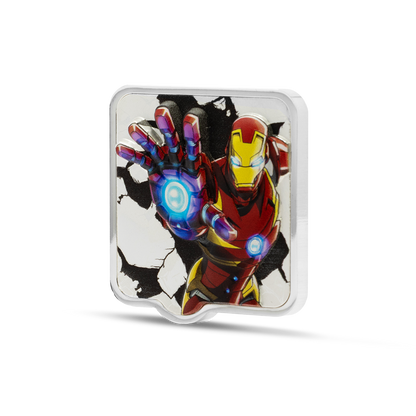 Marvel Iron Man 'ZAPT!!' 2 Oz Silver Coin AGORO
