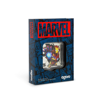 Marvel Iron Man 'ZAPT!!' 2 Oz Silver Coin AGORO