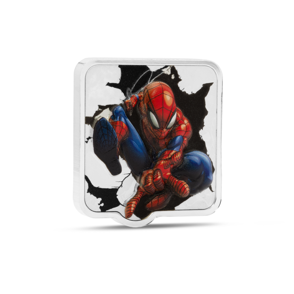 Marvel Spider-Man 'Thwip' 2 Oz Silver Coin