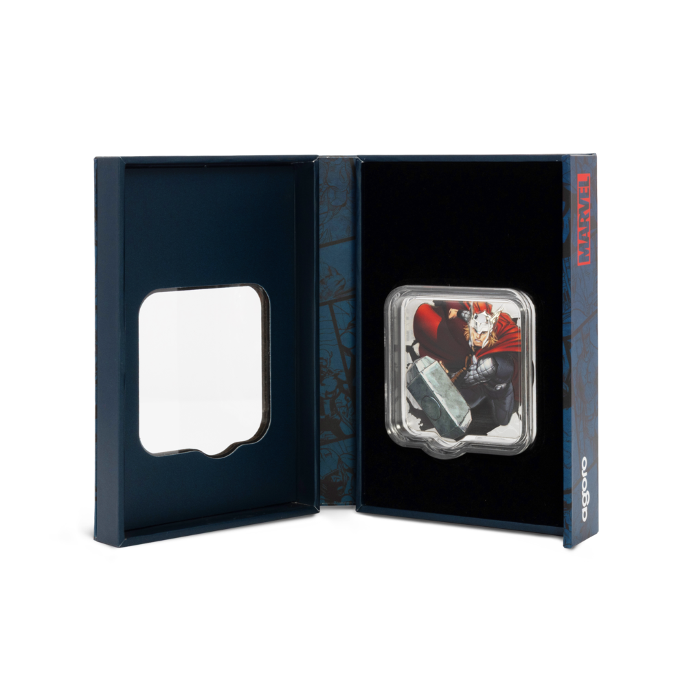 Marvel Thor 'KRA-KOOM' 2 Oz Silver Coin AGORO